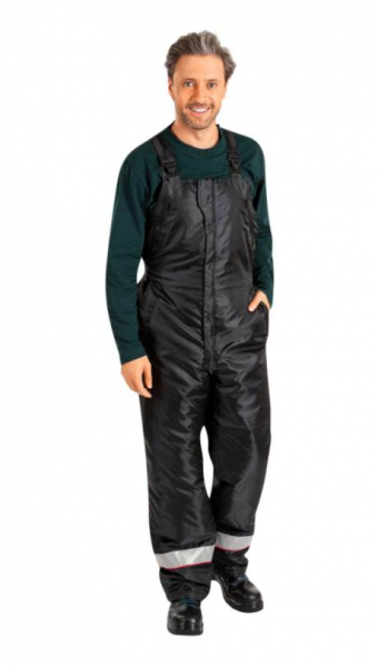 Костюм Актив утепленный куртка и полукомбинезон черный размер 48-50 рост 182-188