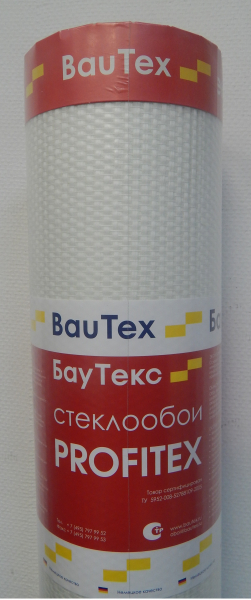 Стеклообои Profitex Рогожка средняя артикул Р16 рулон 1 х 25м.п.