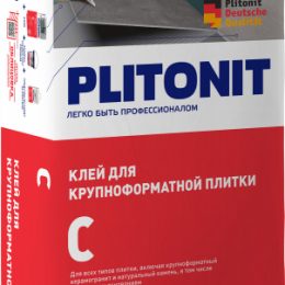 Клей для плитки Плитонит С класс С2 ТE 25 кг