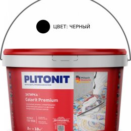 Затирка Плитонит Colorit Premium 0,5-13мм 2кг чёрная