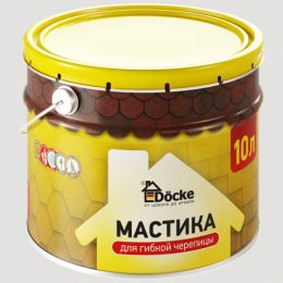 Мастика для гибкой черепицы Docke 10л
