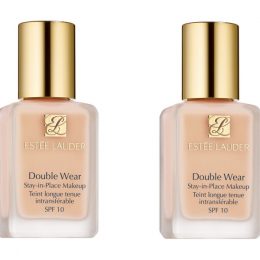 Estee Lauder Double Wear Stay-in-Place Makeup SPF 10 Duo Set – 1W1 Bone Набор из двух устойчивых тональных кремов для лица