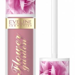 Eveline Flower Garden Creamy Lipgloss Кремовый блеск для губ с гиалуроновой кислотой и маслом ши | 01