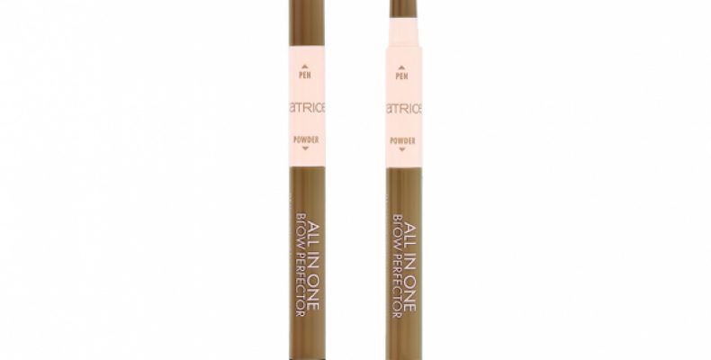 Карандаш для бровей `CATRICE` ALL IN ONE BROW PERFECTOR 3в1 с щеточкой тон 030 Dark brown