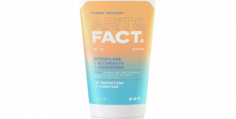 Крем для лица и тела `ART & FACT` солнцезащитный SPF 50 (для всех типов кожи) 150 мл