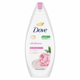 Крем-гель для душа `DOVE` Сливочная ваниль и пион (обновляющий) 250 мл