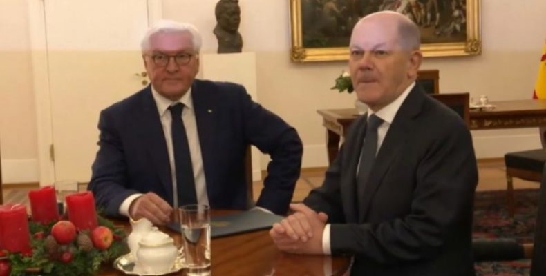 Президент Германии объявит о роспуске Бундестага 27 декабря