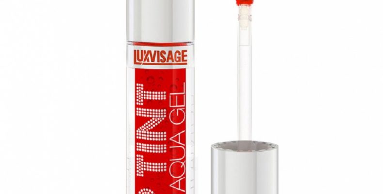 Тинт для губ `LUXVISAGE` LIP TINT AQUA GEL HYALURON COMPLEX тон 02 с гиалуроновым комплексом