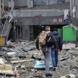 Украина подверглась массированному ракетному удару (фото, видео)