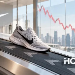 За 2026 год акции Nike потеряли половину стоимости из-за слабых онлайн-продаж