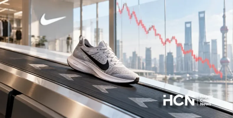 За 2026 год акции Nike потеряли половину стоимости из-за слабых онлайн-продаж